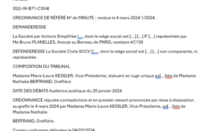 Tribunal Judiciaire de Paris, Tribunal de proximité référé, 4 mars 2024, n° 24/00041 : Recouvrement factures impayées