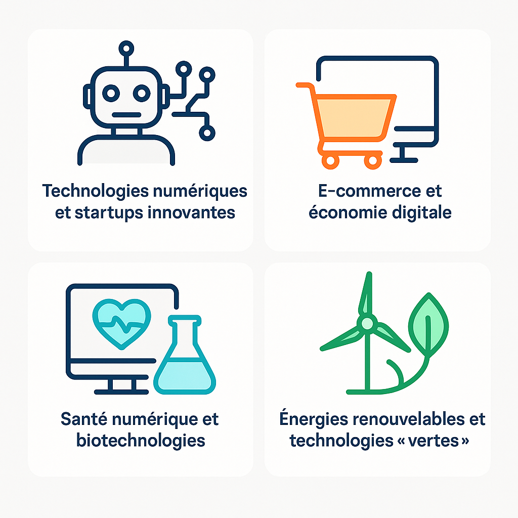5 secteurs à fort potentiel en 2025 pour lancer sa startup
