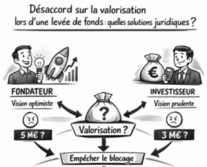 Désaccord sur la valorisation lors d’une levée de fonds, quelles solutions juridiques