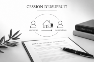 Cession usufruit