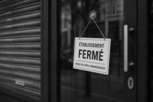 Etablissement fermé et fiscalité