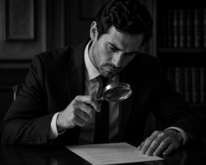 Homme loupe analyse pratique de l'article 223-B-alinea 7 puis 6 du CGI.